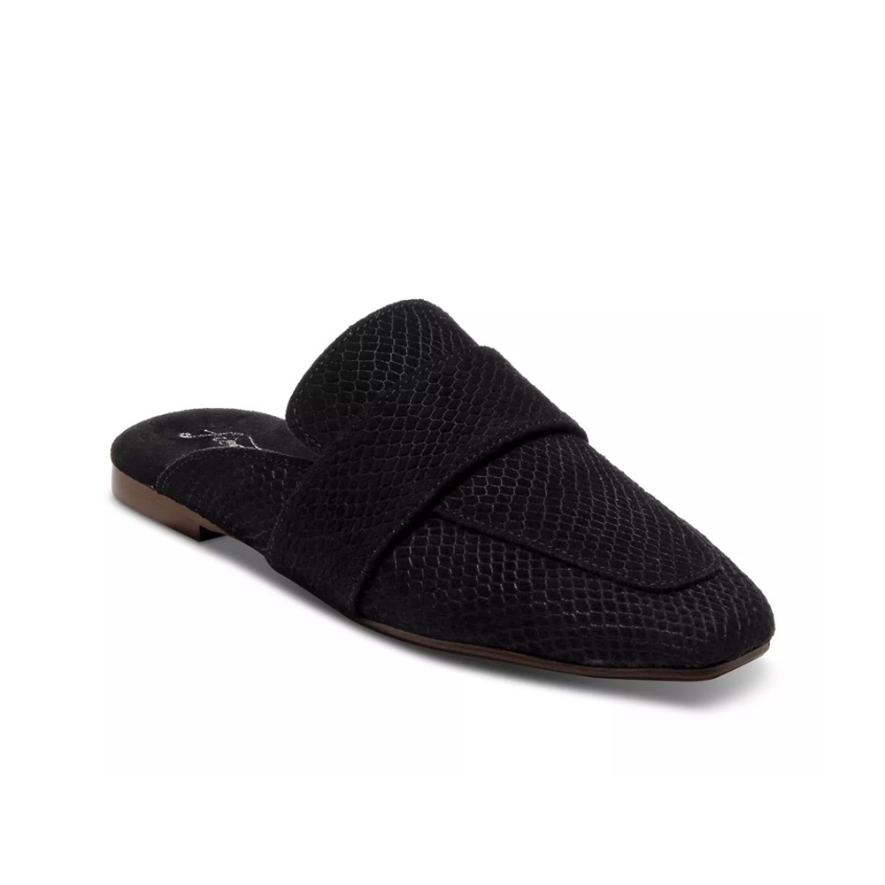 Free People Black Suede At Ease Loafer Size 39